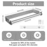Premium Stainless Steel Kitchen Paper Holder  Plastic Wrap Dispenser Space Saving Kitchen Roll Orga 5