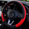 Universal Car Steering Wheel Cover Breathable Faux Leather Anti Slip Grip Protector 2