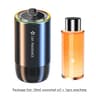 USB Rechargeable Car Air Freshener Aroma Diffuser with LED Light for Long Lasting Fragrance