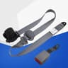 Universal Car Seat Belt Adjuster Retractable Safety Belt Lock Point Lap Belt Accessory 9
