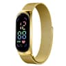 Women's Waterproof LED Touch Watch with Magnetic Mesh Strap