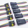 Waterproof Electrical Connector 10Pcs Quick Connect Wire Terminals for Cars Boats RVs