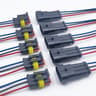 Waterproof Electrical Connector 10Pcs Quick Connect Wire Terminals for Cars Boats RVs