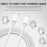 Fast Charging USBC To USBC Cable HighSpeed 60W Charger Cord 8