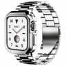 Watch Stainless Steel IWatch Band With Protective TPU Case 4