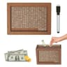 Wooden Cash Saver Box With Countdown Cash Vault Wooden Savings Box Money Saving Box For Budgeting A 12