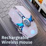 Silent Wireless Rechargeable Ergonomic Laptop Mouse DPI For MacBook PC 7