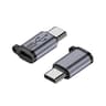 Aluminum Micro USB Adapter To Mini USB OTG Converter For Phones Tablets  Cameras 5