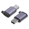Aluminum Micro USB Adapter To Mini USB OTG Converter For Phones Tablets  Cameras 6