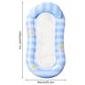 Daisy Inflatable Pool Float with Mesh Seat & Soft Headrest Portable Pool Lounge Chair