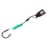 Surfboard Leash Coiled SUP Leash With Hook And Loop Strap For Surfing  Paddle Boarding 3