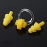 Soft Silicone Swimming Ear Plugs  Swimming Nose Clip Set With Storage Case 6