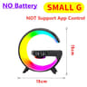 Smart Wireless Charging Station With RGB Night Light Bluetooth Speaker  Alarm Clock 3