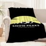 Snow Peak Plush Throw Blanket Soft Fleece Cozy Couch Blanket For Home Travel  Gifts 0