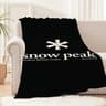 Snow Peak Plush Throw Blanket Soft Fleece Cozy Couch Blanket For Home Travel  Gifts 2