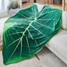 Super Soft Leaf Blanket Cozy Giant Plant Blanket Throw For Bed Sofa  Nature Inspired Home Decor 4