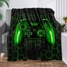 Gaming Microfiber Throw Blanket Ultra Soft Gaming Fleece Blanket For Bed Sofa  Travel 0