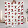 Kawaii Cat Fleece Throw Blanket Soft Cozy Sofa  Bed Blanket For Home Decor 6