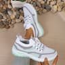 Two Tone Womens Casual Work Shoes Stylish Everyday Sneakers