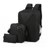 Computer Shoulder Bag Oxford Cloth Schoolbag Multifunctional USB Business Bag