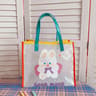 Transparent Jelly Shoulder Bag For Girls With Cartoon Rabbit Design 0
