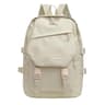 Womens Canvas School Backpack with Adjustable Shoulder Straps