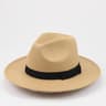 Mens Retro British Wool Jazz Cap with Wide Brim