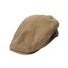 Retro Linen Forward Cap for Men and Women in Black