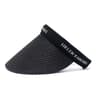 Womens Straw Visor Hat with Wide Brim and Adjustable Fit