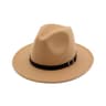 Mens Wool Blend Fedora Hat with Casual Jazz Style