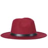 Mens Wool Blend Fedora Hat with Casual Jazz Style