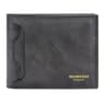 Mens Short Bifold Wallet with Multiple Card Slots and Zipper Coin Pocket