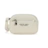 Womens Zip Coin Purse and Card Holder with Dual Zipper Pockets