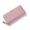 Womens Long Clutch Wallet with Zipper Closure and Phone Pocket