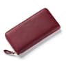 Womens Long Clutch Wallet with Zipper Closure and Phone Pocket