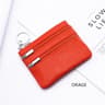 Womens Small PU Leather Zipper Wallet with Coin Purse and Card Holder