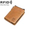 RFID Blocking Cowhide Leather Wallet with Multiple Card Slots and Coin Purse