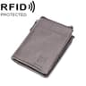 RFID Blocking Cowhide Leather Wallet with Multiple Card Slots and Coin Purse