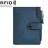 RFID Anti Theft Trifold Wallet with Zipper Coin Purse and Card Slots