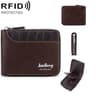 Retro Spliced PU Wallet with Multi Card Slots and Zipper Coin Pocket