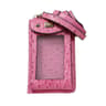 Womens Ostrich Pattern Crossbody Phone Bag with Touchscreen and Card Slots