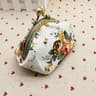Vintage Floral Canvas Wallet for Women with Hasp Closure