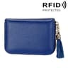 Womens Genuine Cowhide Leather RFID Blocking Wallet With 15 Card Slots 11