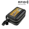 Genuine Cowhide Leather RFID Blocking Wallet With 11 Card Slots And Coin Pocket 7