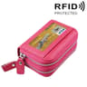 Genuine Cowhide Leather RFID Blocking Wallet With 11 Card Slots And Coin Pocket 9