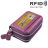 Genuine Cowhide Leather RFID Blocking Wallet With 11 Card Slots And Coin Pocket 10