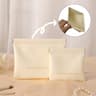 Portable PU Leather Storage Pouch with Self-Closing Steel Clip