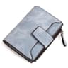 Womens Small PU Leather Wallet with Coin Pocket and Card Holder