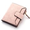 Womens Small PU Leather Wallet with Coin Pocket and Card Holder