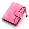 Womens Small PU Leather Wallet with Coin Pocket and Card Holder